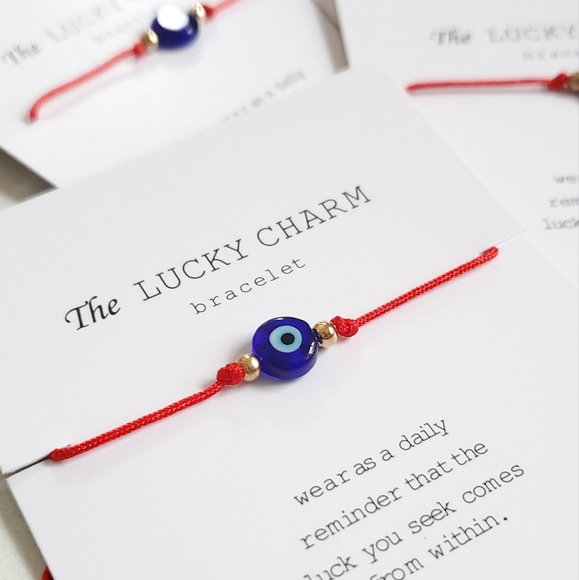 NWT 🩷Evil Eye Bracelet Red String Protection & Lucky Amulet Kabbalah🩷 - Picture 6 of 6